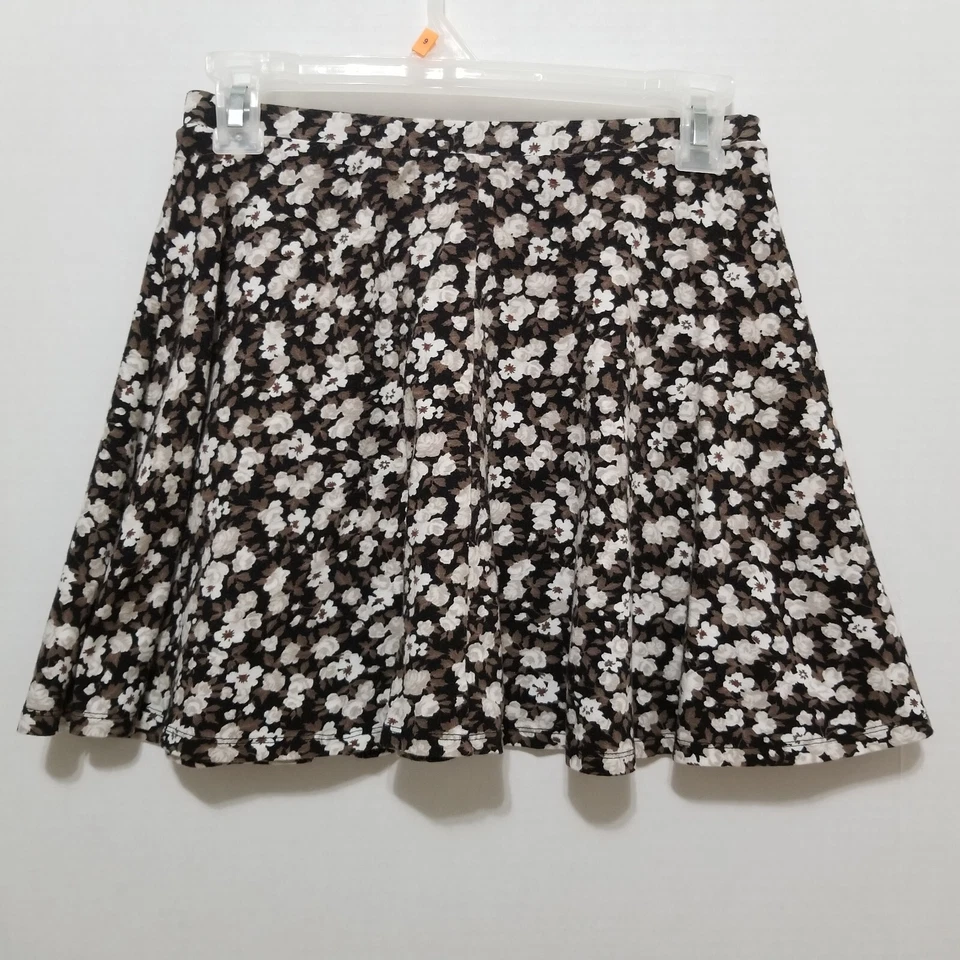 LA сердца юбка маленький цветочный принт эластичный тянуть на талии мини фигурист эластичной - Изображение 2 из 4