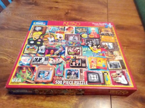 White Mountain 500 & 1,000 Larger Pieces Puzzles Lot Of 5 - Picture 3 of 7