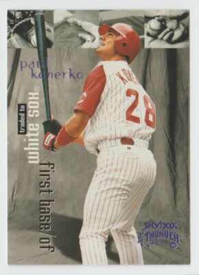 1999 SkyBox Thunder Rant #128 Paul Konerko - Chicago White Sox