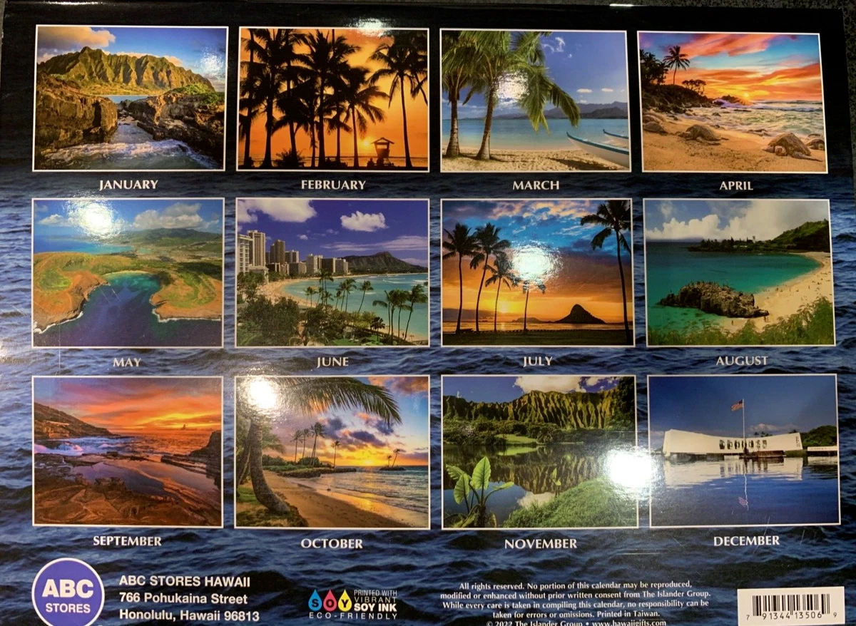 2024 CALENDAR HAWAIIAN PICTORIAL, 51 OFF