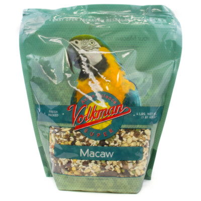 Volkman Bird Seed Avian Science Super Macaw Pet Food 4lbs
