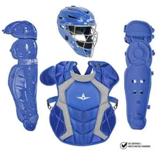 All Star Classic Pro Adult 16+ Catchers Gear Set - Royal Blue