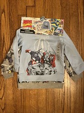 NWT Marvel Comic The Avengers 2 Pack Boys Sweatshirts Size 3T