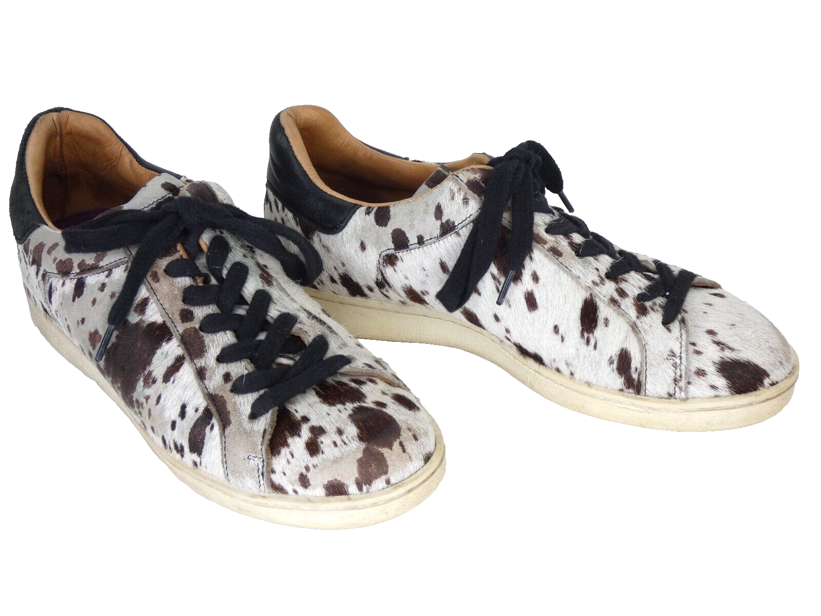 Scarpe da ginnastica Air and Grace stampa mucca pony pelo di vitello Copeland sneakers EU 38 UK 5