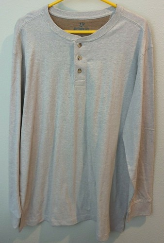 Long Sleeve Pullover Shirt XL Tan | eBay
