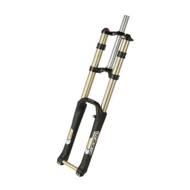 Forcella Forgo 680 ammortizzata 26 doppia Piastra Downhill Nero opaco Zoom  sospe | Acquisti Online su eBay