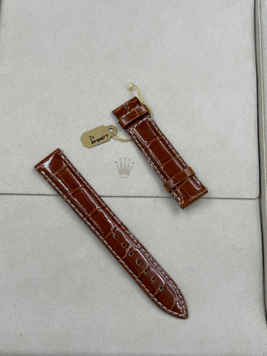 Genuine Jaeger-LeCoultre 17mm x 14mm Leather Brown Band Strap | eBay