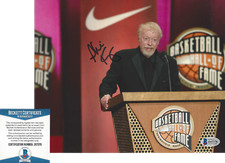 NIKE FOUNDER PHIL KNIGHT SIGNED 8x10 PHOTO 5 SHOES OREGON DUCKS BECKETT COA BAS