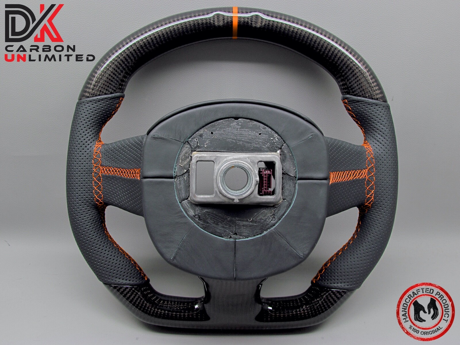 Aston Martin Vantage DBS DB11 Superleggera Orange Ring Carbon Steering Wheel v1