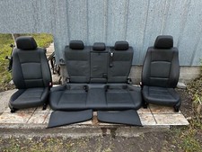 P40934 2012-2015 Bmw X1 Interior Seat Set Leather Seat Black See Pictures E84
