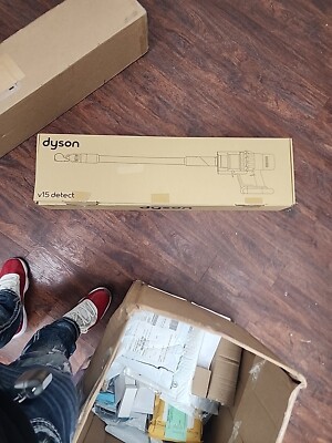 Dyson V15 Detect Plus Cordless Vacuum Cleaner Yellow/Nickel, SV47
