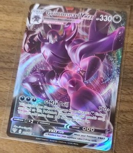 Pokemon GRIMMSNARL V MAX FULL ART card 115/189 DARKNESS VMAX TCG PSA 10