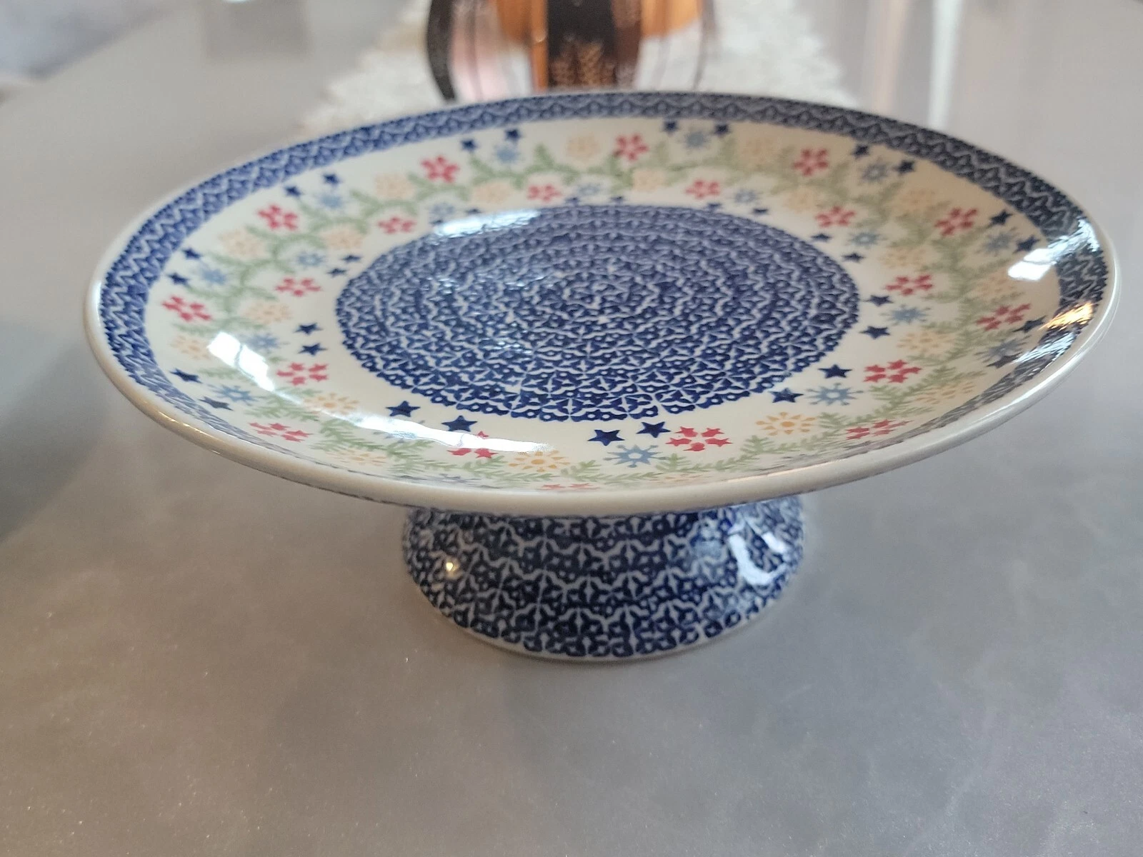 Manufaktura Polish Pottery Cake Stand - Thumbnail 3