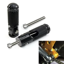 Universal CNC Folding Motorcycle Foot Pegs Rider Bike Footrest Pedal Pad Support