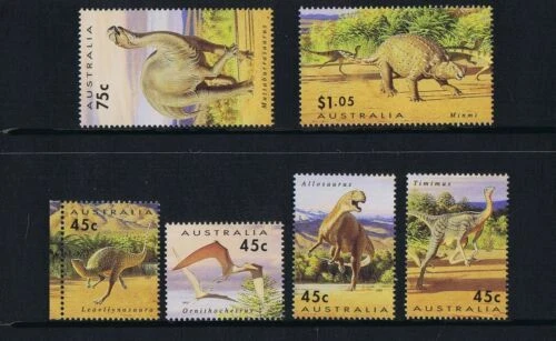 Dinosaurs Australian Stamps