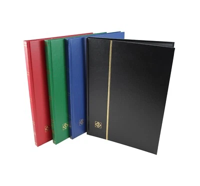 LIGHTHOUSE Leuchtturm BASIC 8/16 schwarze Seiten Briefmarken Einsteckbuch