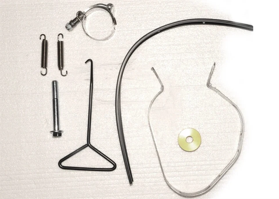 Silenciador negro mate sin cordones 2013-2024 Kawasaki Ninja 300 NUEVO hecho en EE. UU. Foto 3 de 4