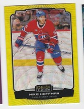 HOCKEY NHL 22/23 OPCP MIKE HOFFMAN NEON YELLOW SURGE VANCOUVER CANUCKS  #60