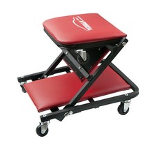 2 In 1 Foldable Mechanics Z Creeper Seat Rolling 41 Chair Garage Work Stool Kit 2 In 1 Foldable Mechanics Z Creeper Seat Rolling 41 Chair Garage Work Stool Kit
