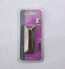 New 🔥 Wired Style Selections Bronze Finish Doorbell Button LED #2369368 Sealed 