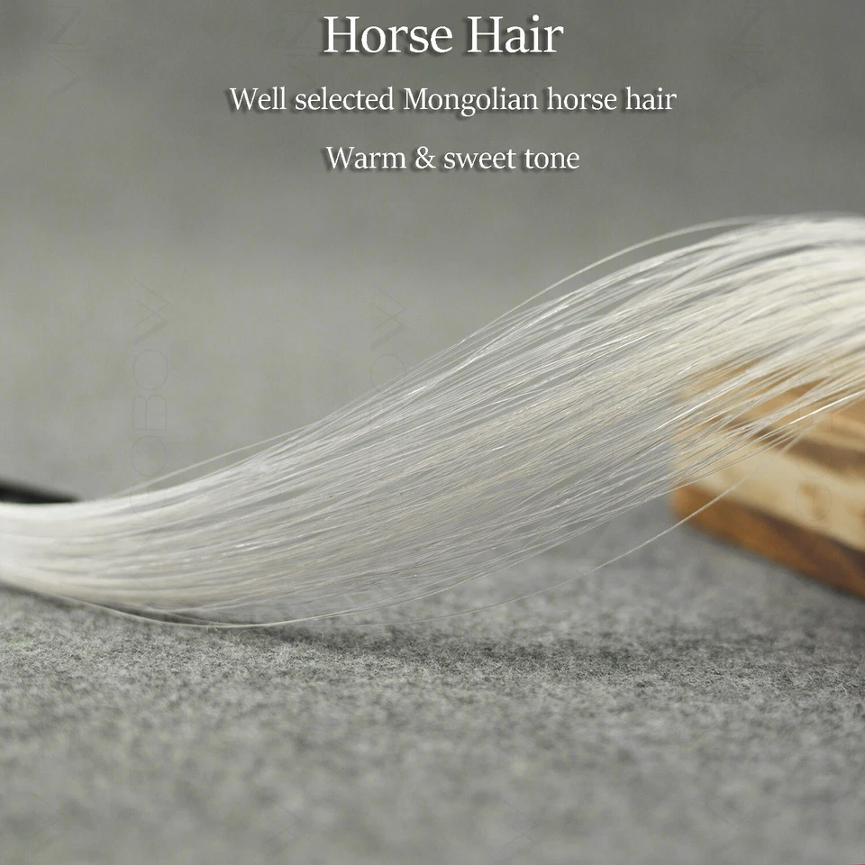 VINGOBOW Violin Bow Carbon Fibre Core Hybrid Pernambuco Skin Pro Level Warm Tone - Image 2 of 4