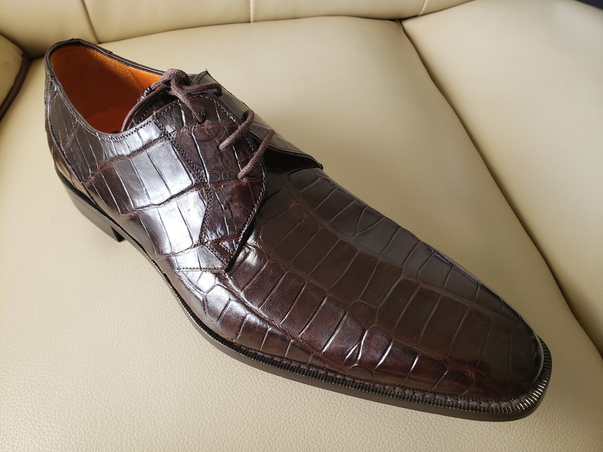 MEZLAN Mens Dress Shoes Genuine Crocodile Brown Leather Size 10.5 M Amazon.com | Mezlan 3287 Byrne Men main image 3