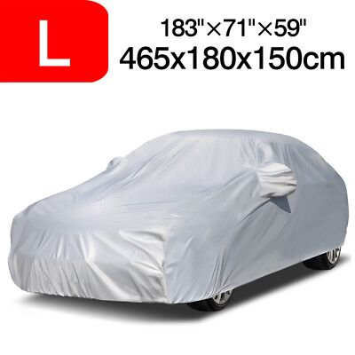 #ad #ad Large Full Car Cover Outdoor Waterproof Snow Dust UV Protection For Honda Civic $31.99