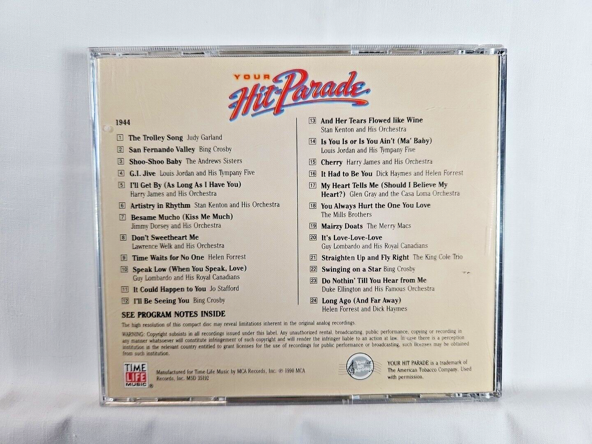CD Time Life 1944 Your Hit Parade 1990 MSD 35192 | eBay