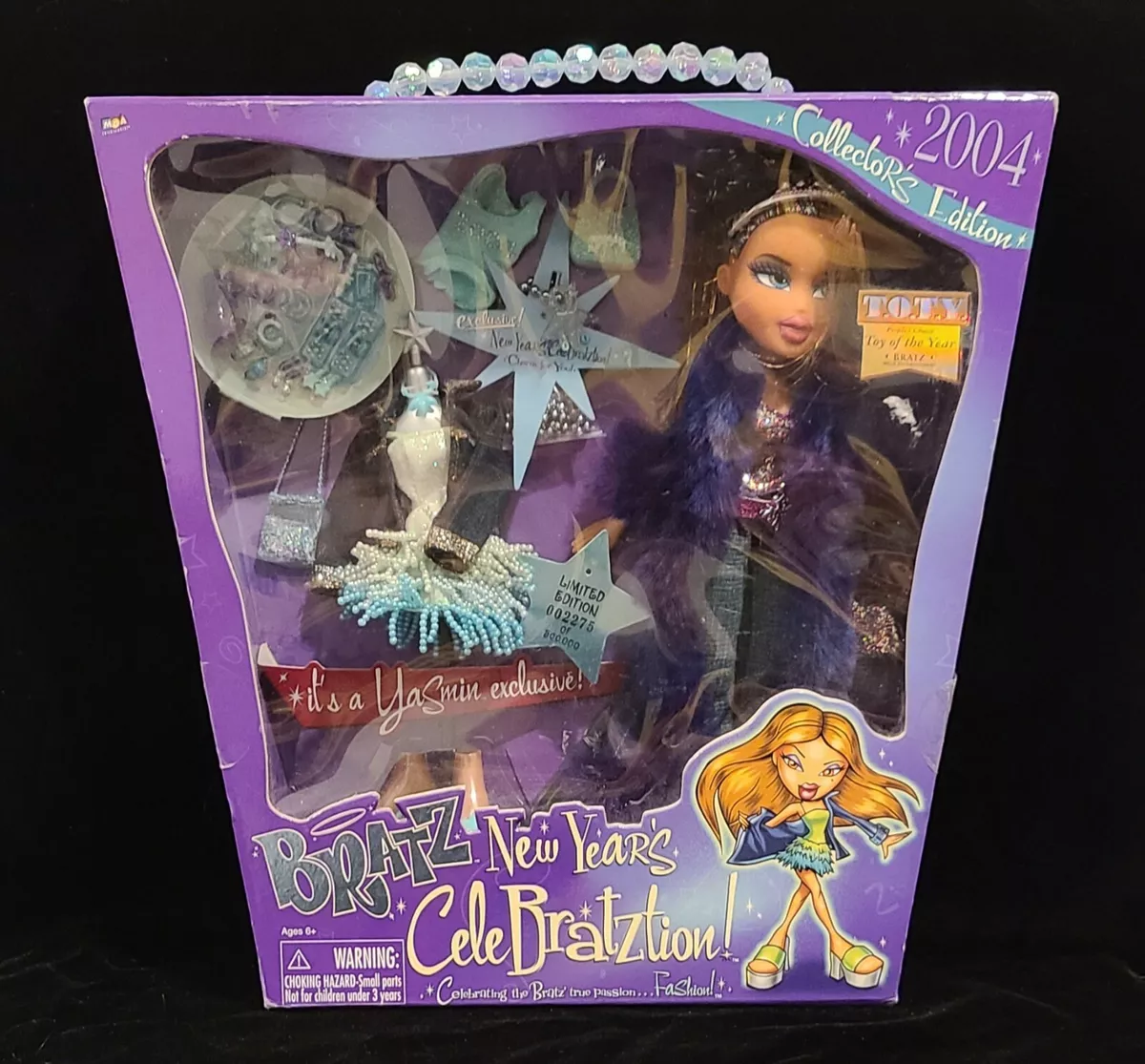 Bratz New Years Celebration 2004 Collector Edition Yasmin Doll LOW NUMBER