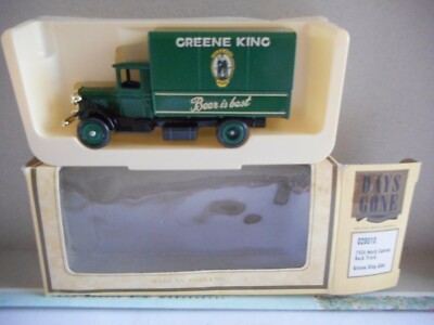 Lledo Days Gone 028010 1934 Mack Canvas Rücken LKW Greene King Ales + Box
