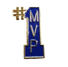 #1 MVP pin badge This Works for Most any sport, football baseball softball etc