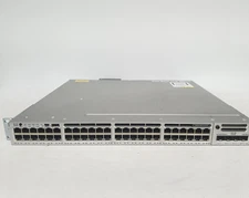 Cisco Catalyst WS-C3850-48U-S 48 Port-Switch With C3850-NM-4-10G Dual Pwr spply