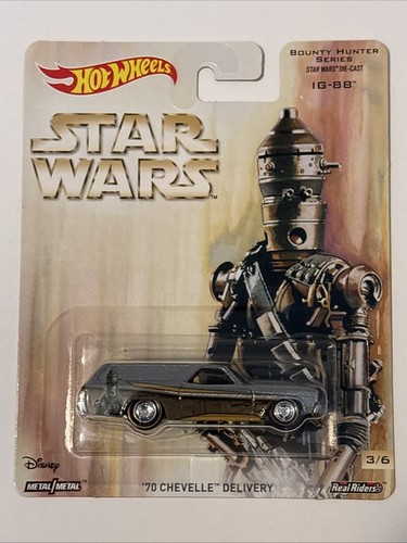 Hot Wheels Pop Culture Star Wars Bounty Hunter Set of 6 - Picture 4 of 7