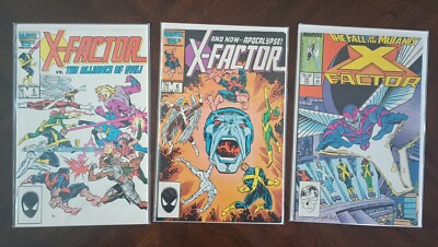 X-Factor #5, #6, #24, Marvel Comics First Appearance Nice Key Comic Set Lot Xmen