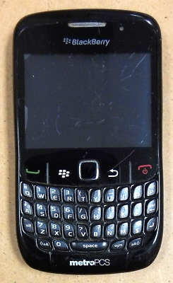 BlackBerry Curve 2 II 8530 - Black ( MetroPCS ) Very Rare CDMA