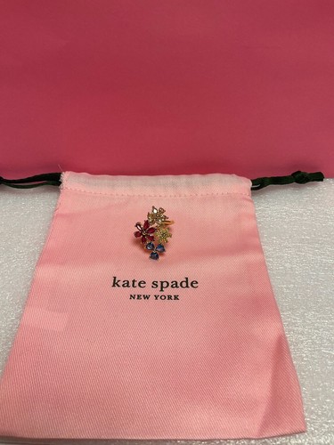 Anillo Kate Spade New York First Bloom talla 7 con bolsa antipolvo KS nuevo - Imagen 4 de 12