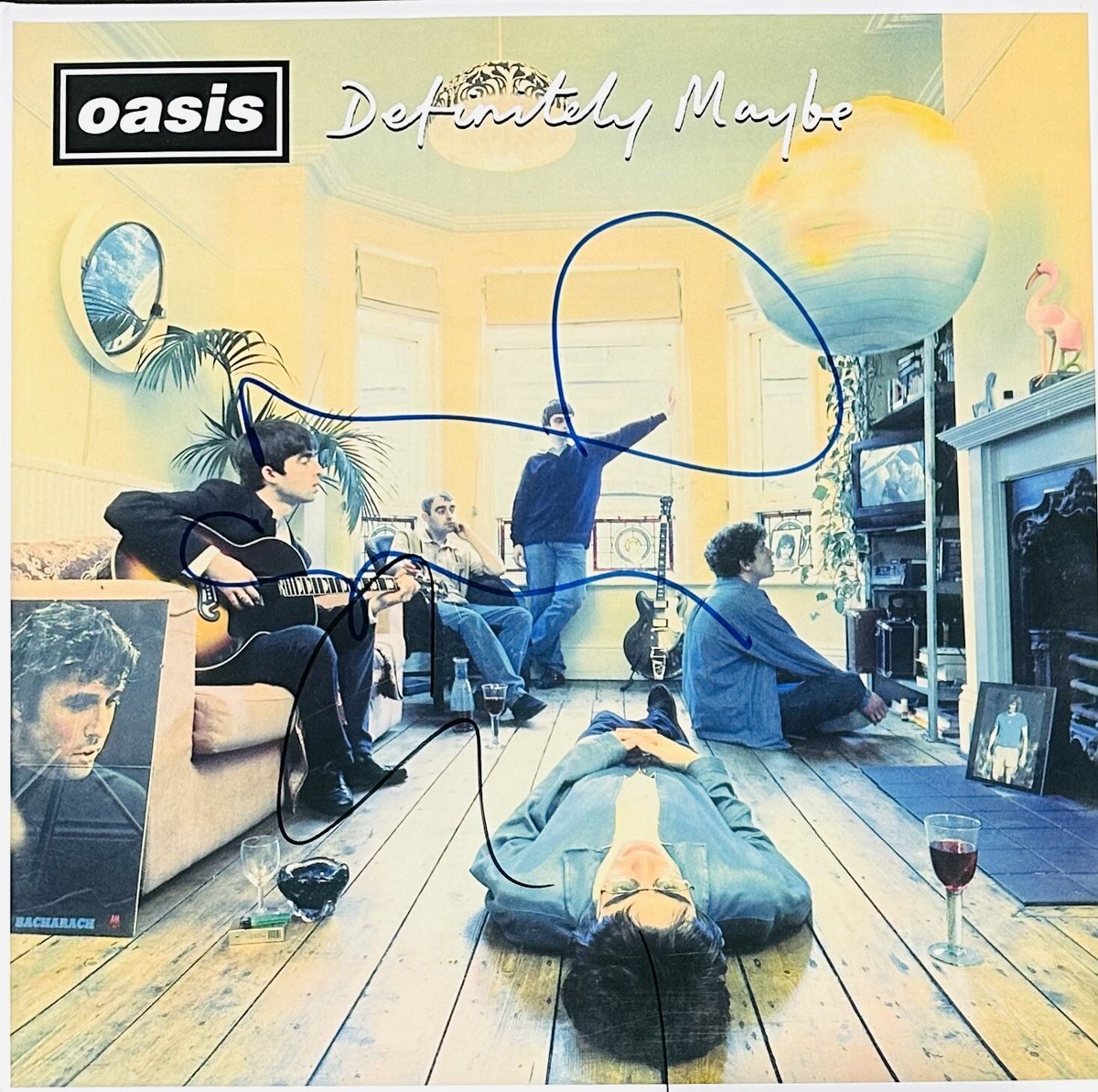 Oasis Signed Album Definitely Maybe Liam Noel Gallagher Oasis Signed Album Definitely Maybe Liam Noel Gallagher