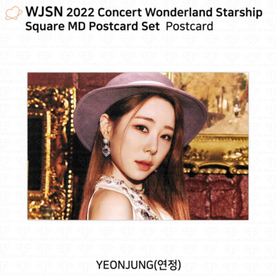 WJSN Cosmic Girls 2022 Concert Wonderland Official MD Postcard