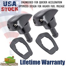 Universal 2Pcs Windshield Wiper Nozzle Sprayer Washer Spray Nozzle Sprinkler US