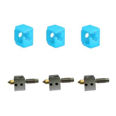 X3 FLSUN QQS 3D Printer QQ-S PRO Hotend Kit Extruder Heat Block Throat Heatbreak