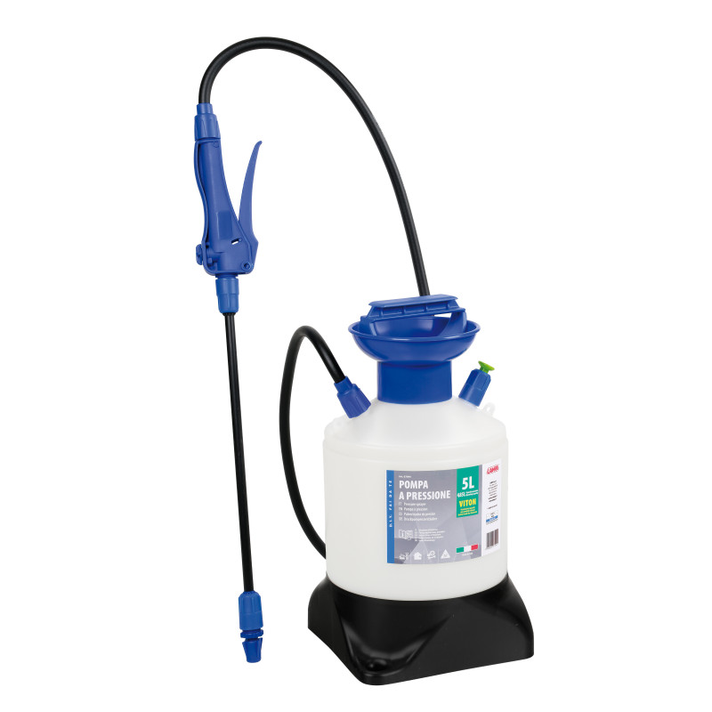 Pompa a Pressione 5 Litri Professionale con Guarnizioni Viton FPM