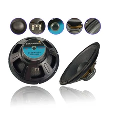 Pair 15"  Replacement Sub-woofers 2500W 51OZ Raw Woofers Bass For Audio Speakers