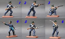 DSG Napoleonic French Chasseur Infantry - 54mm Painted Plastic