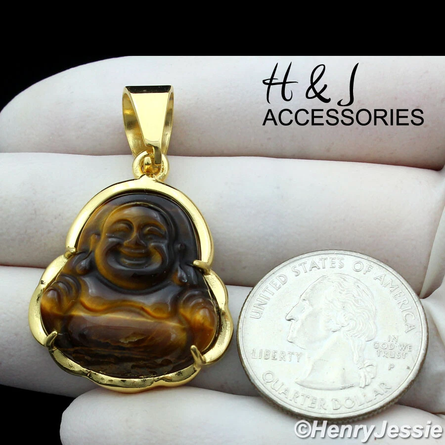 Tiger eye hotsell buddha pendant