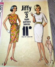 LOVELY VTG 1960s DRESS Sewing Pattern 12/32