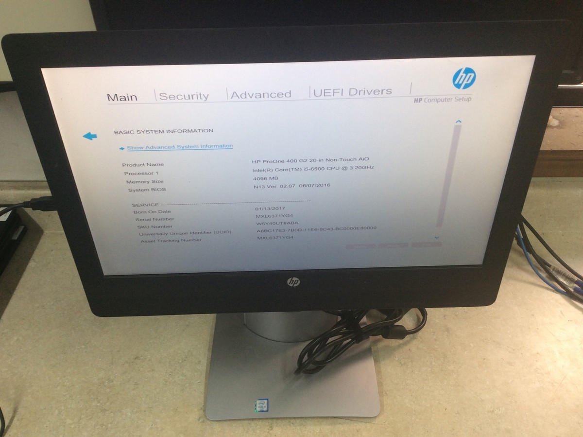 Intel Core I5 Proone 400 G6 HP ProOne 400 G6 All-in-one Core I5 10500T