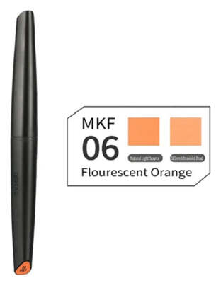 DSPIAE Soft Tip Marker Fluorescent Orange MKF-06 - US