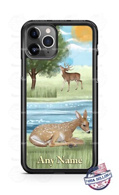White-tailed Deer in Wild Customized Phone Case iPhone 15 Samsung Google Pixel7a