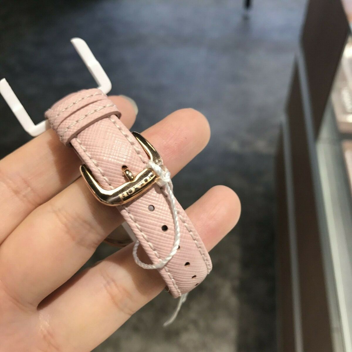 NWT COACH GLITZ CASE LEATHER STRAP WOMEN'S WATCH 14503394 NWT COACH GLITZ CASE LEATHER STRAP WOMEN'S WATCH 14503394