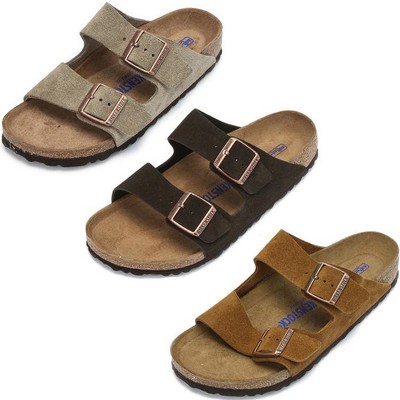 birkenstock arizona stone suede